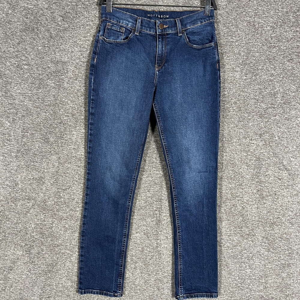 Mott & Bow Jeans Womens 27x30 Medium Wash‎ Boyfriend Skinny Stretch Denim Pants